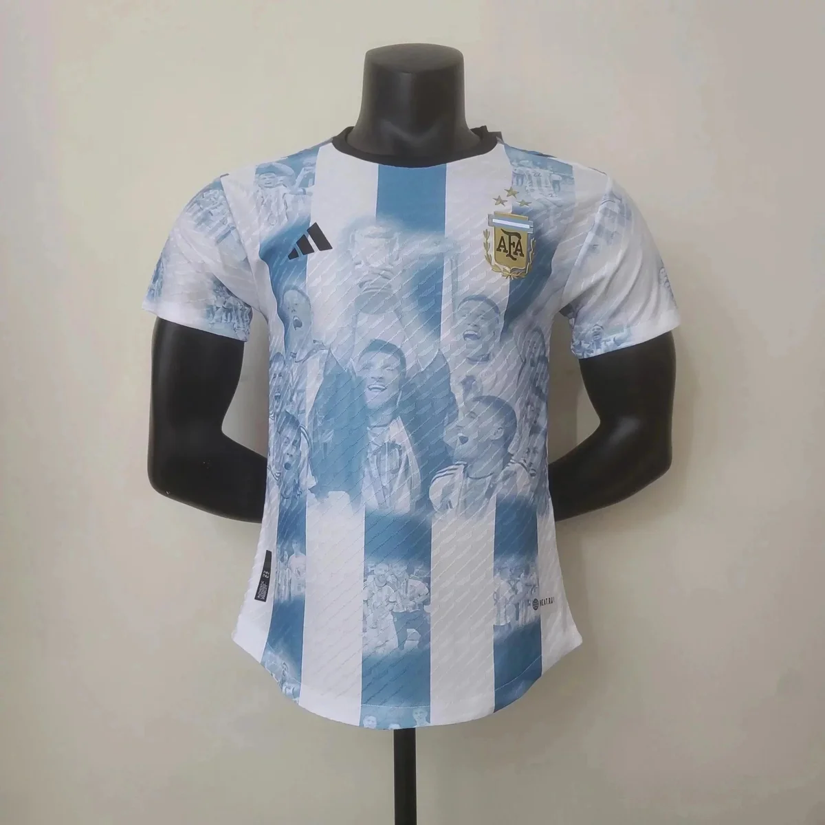Adidas Classic Football Argentina Jersey White/Blue