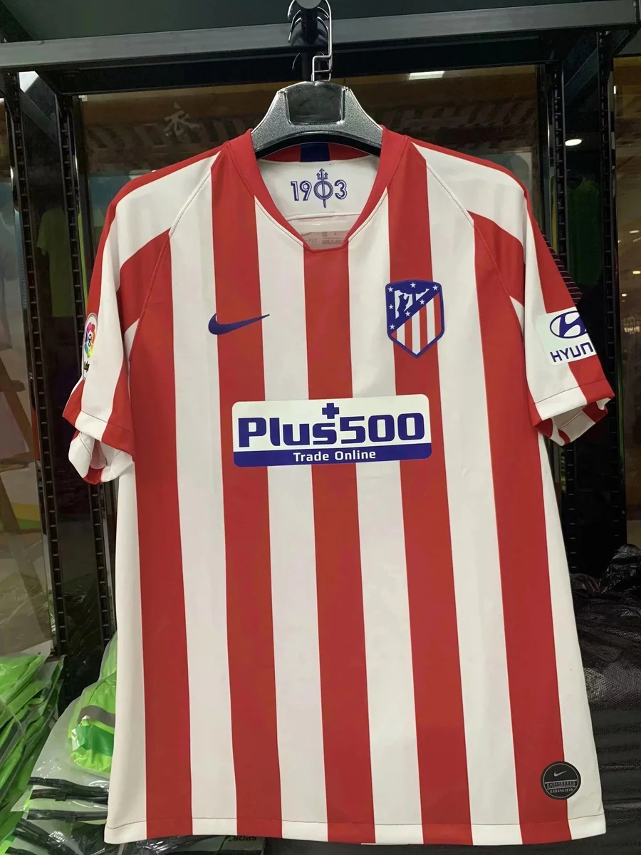 Nike Atletico Madrid Home Jersey Red/White Striped Soccer Shirt
