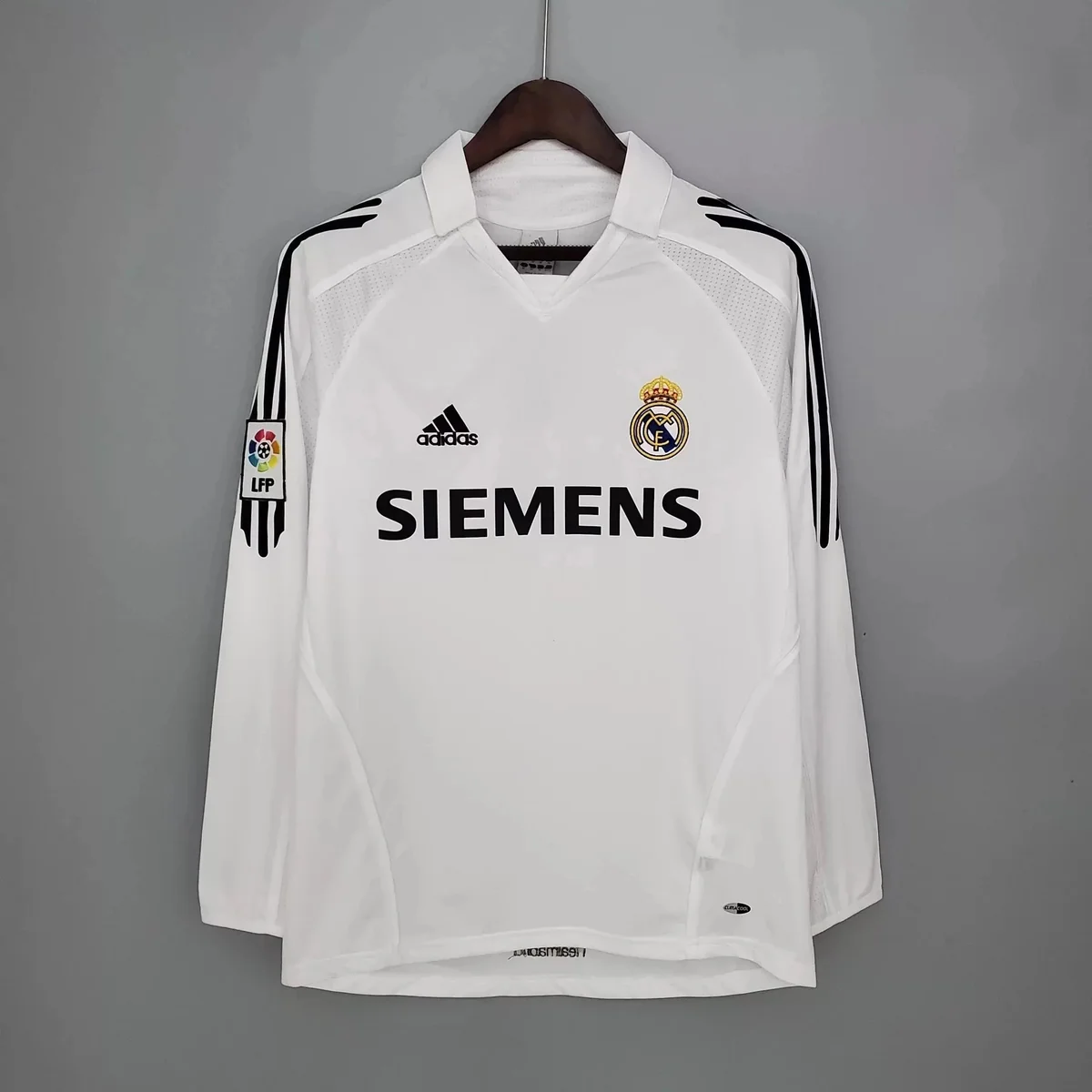 Adidas Real Madrid White Long Sleeve Jersey