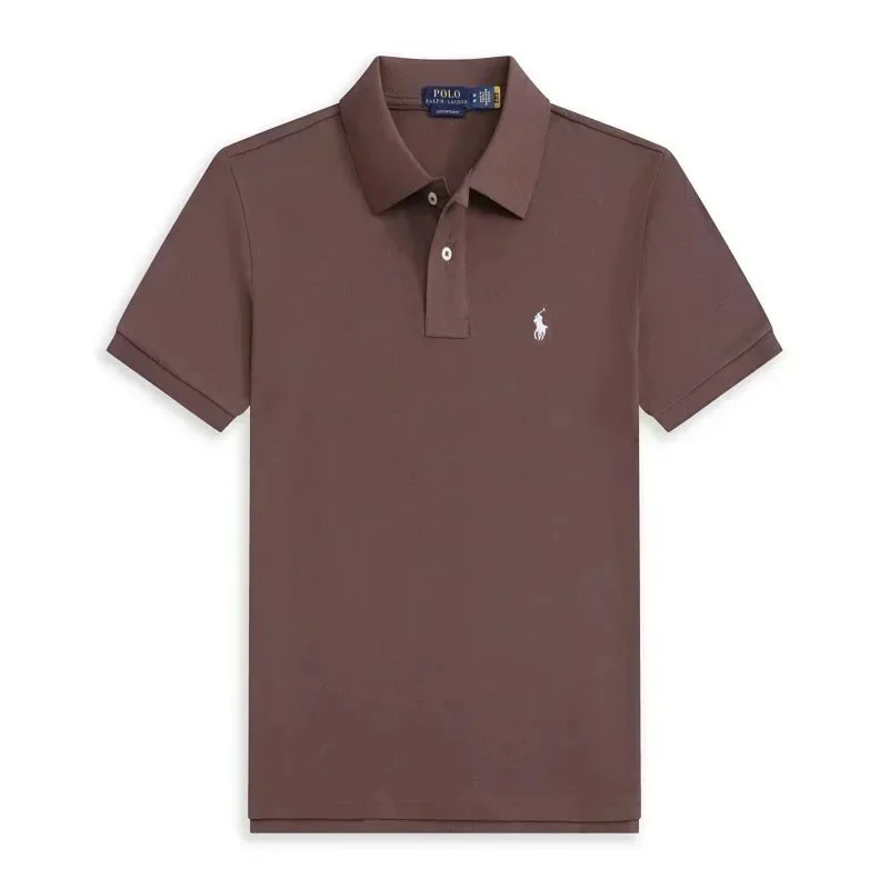 Polo Ralph Lauren Classic Logo Polo Shirt Brown