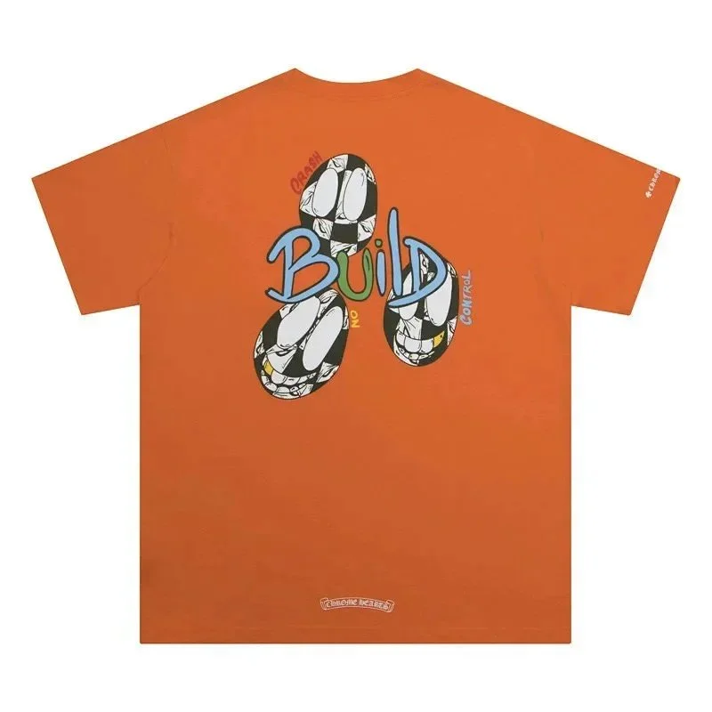 Chrome Hearts Build Control Orange T-Shirt