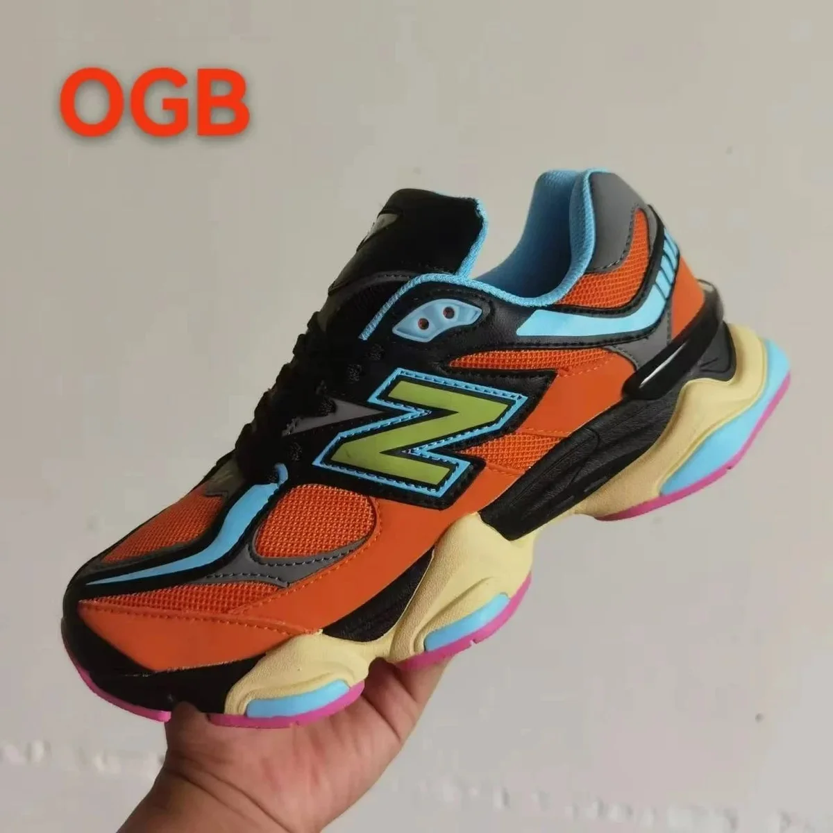 New Balance 900 Orange & Blue Sneakers