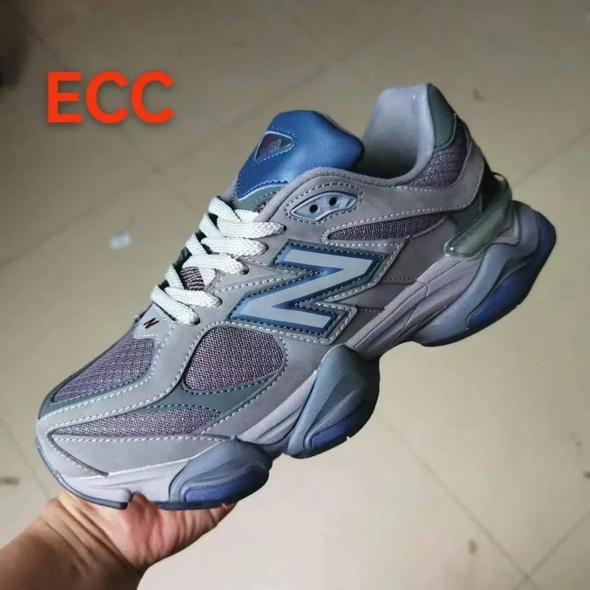 New Balance 9060 Grey/Blue Sneakers