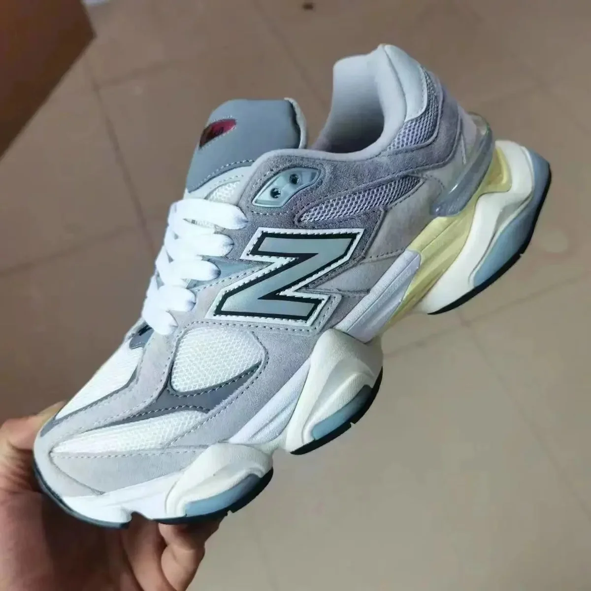 New Balance 9060 Grey Sail Sneakers