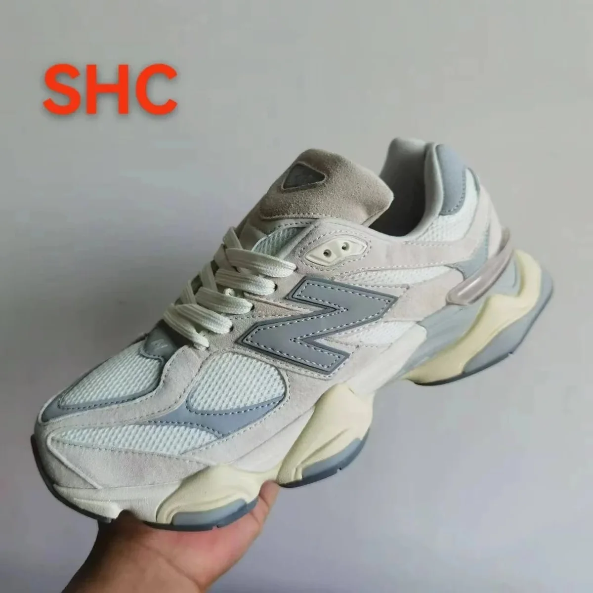 New Balance 9060 Sail/Gray Sneakers