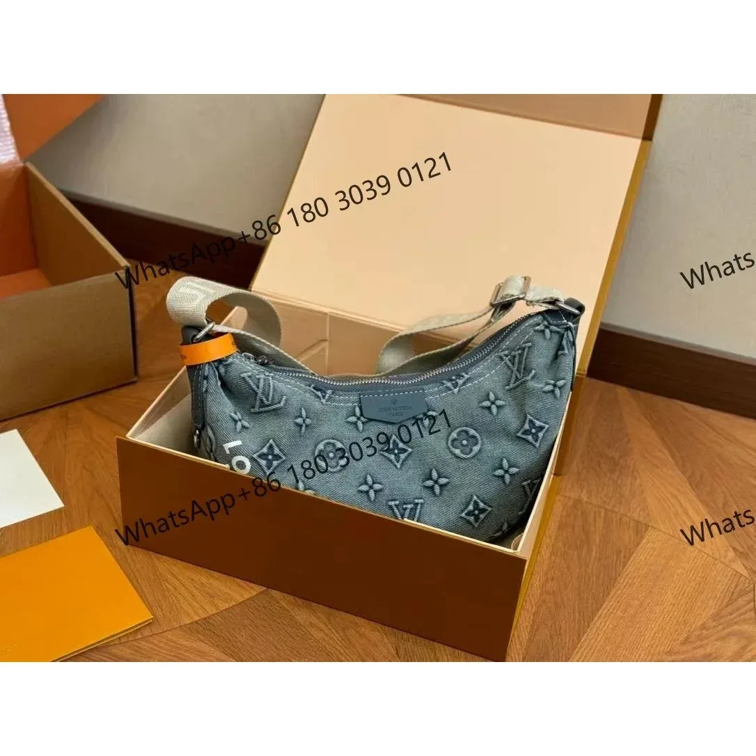 Louis Vuitton Neverfull Monogram Denim Bag