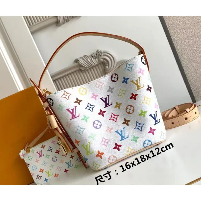 Louis Vuitton Neverfull Multicolor Monogram Bucket Bag