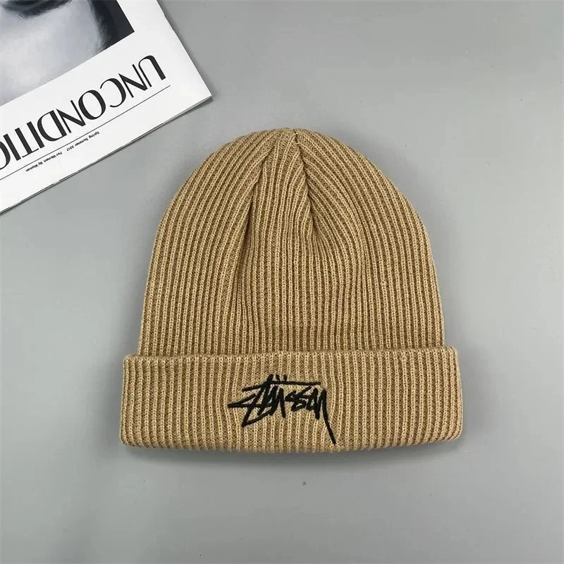Stussy Stüssy Beanie Khaki Solid Headwear