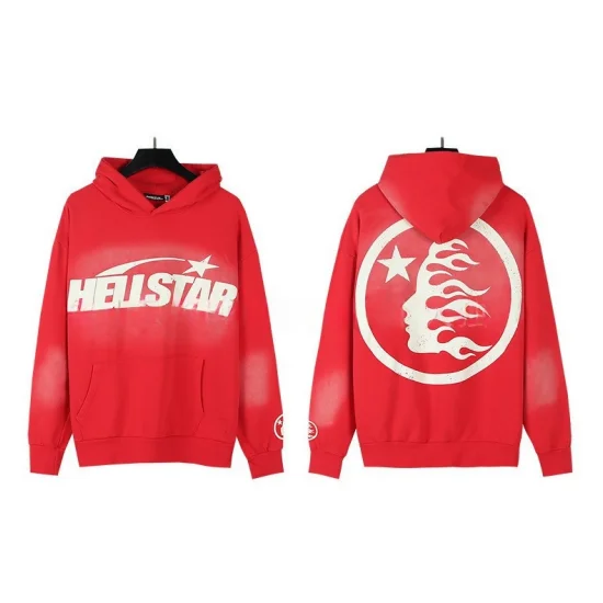Hellstar Red Flame Hoodie