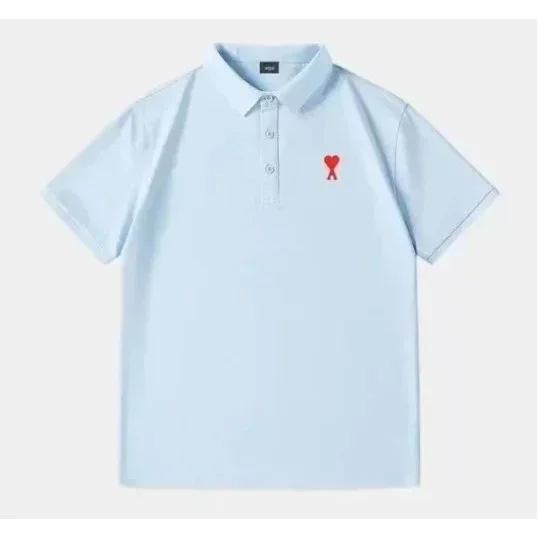 AMI BB-022 Light Blue Polo Shirt