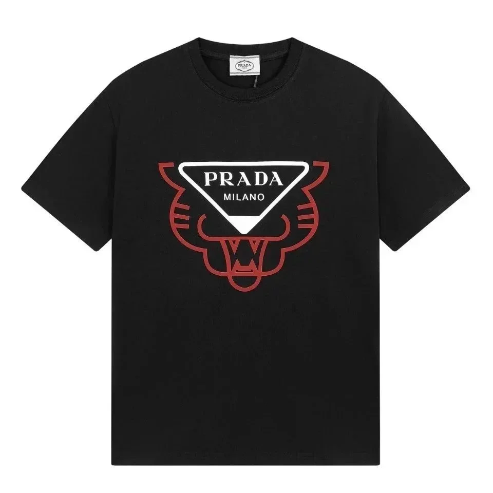 Prada Black Panther Logo T-Shirt