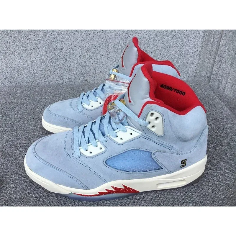 Air Jordan Air Jordan 5 Light Blue Sail Sneakers
