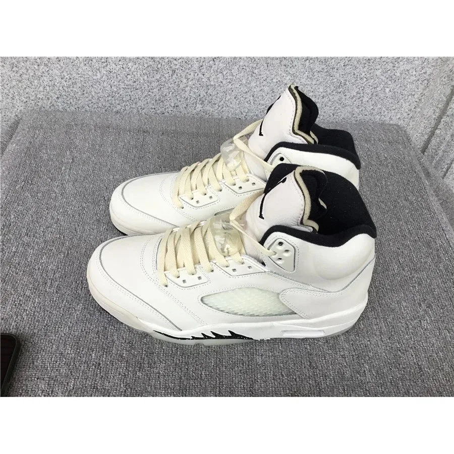 Air Jordan Air Jordan 5 White Black Sneakers