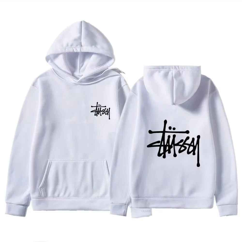 Stussy Stüssy Hoodie White Solid Pullover