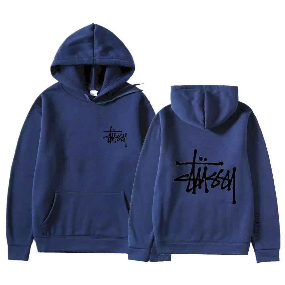 Stussy Stüssy Hoodie Navy Solid Pullover