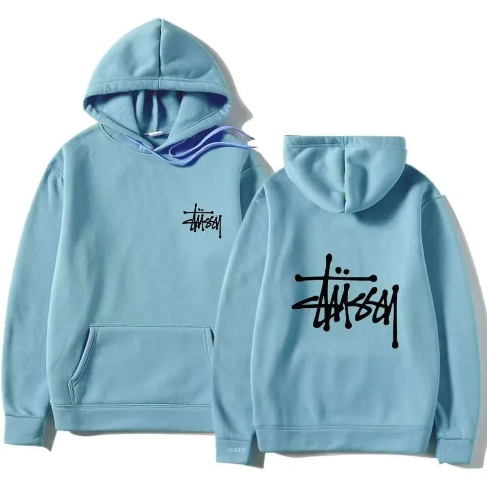 Stussy Stüssy Hoodie Light Blue Casual Pullover