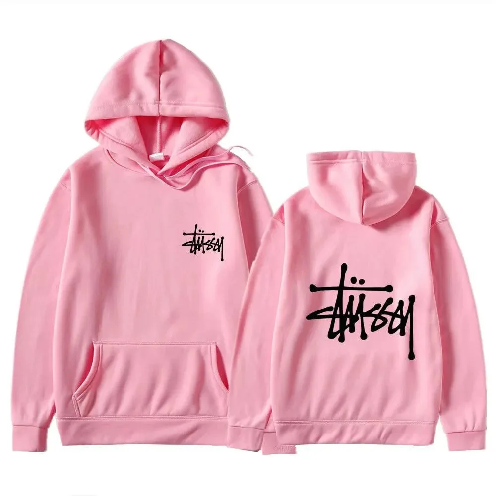 Stussy Pink Stüssy Logo Hoodie