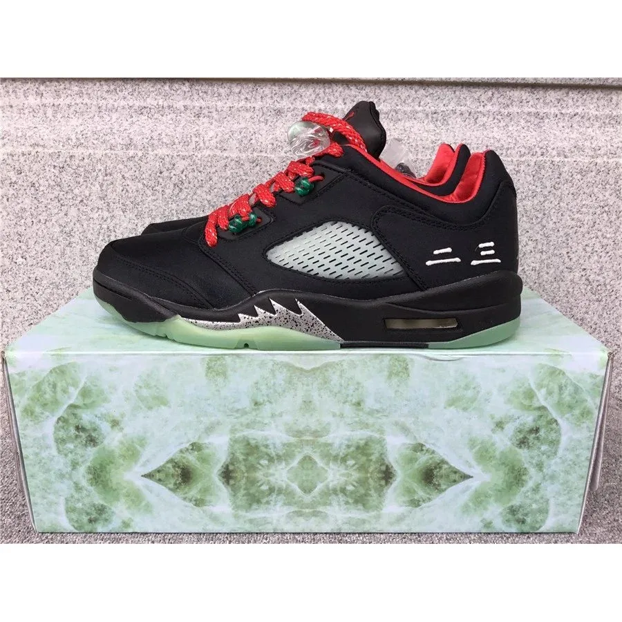 Air Jordan Air Jordan 5 Low '07 Black Red Sneakers