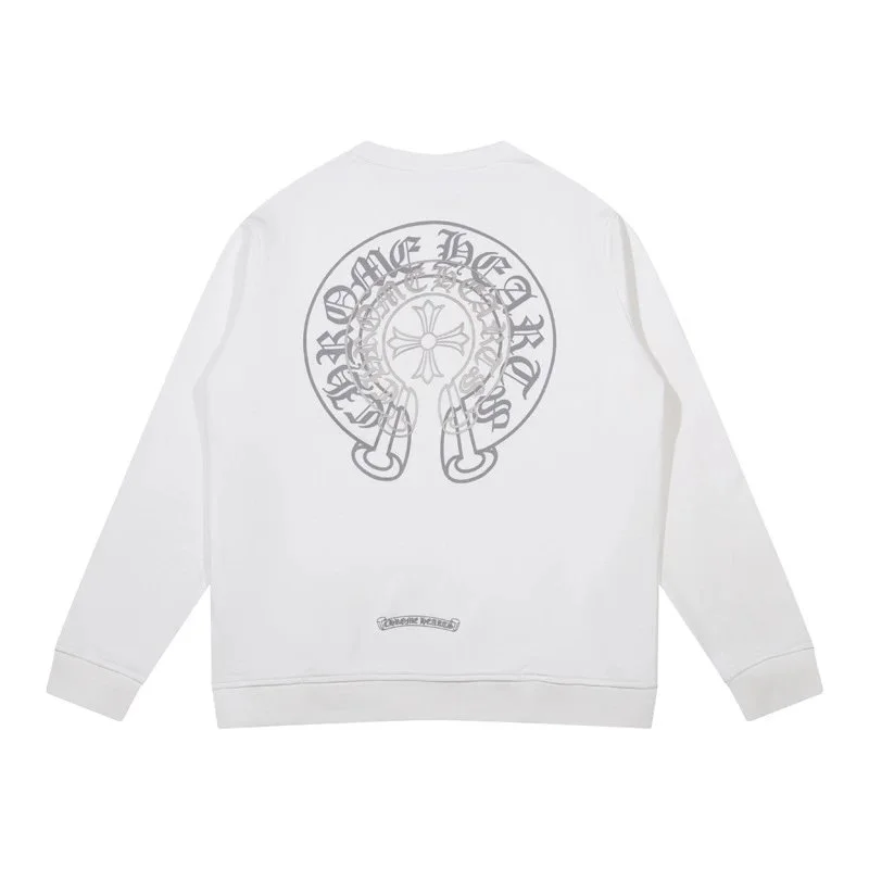 Chrome Hearts White 'One Heart' Sweatshirt