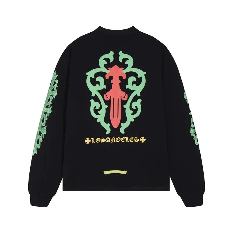 Chrome Hearts CH Cross Black Los Angeles Long Sleeve T-Shirt