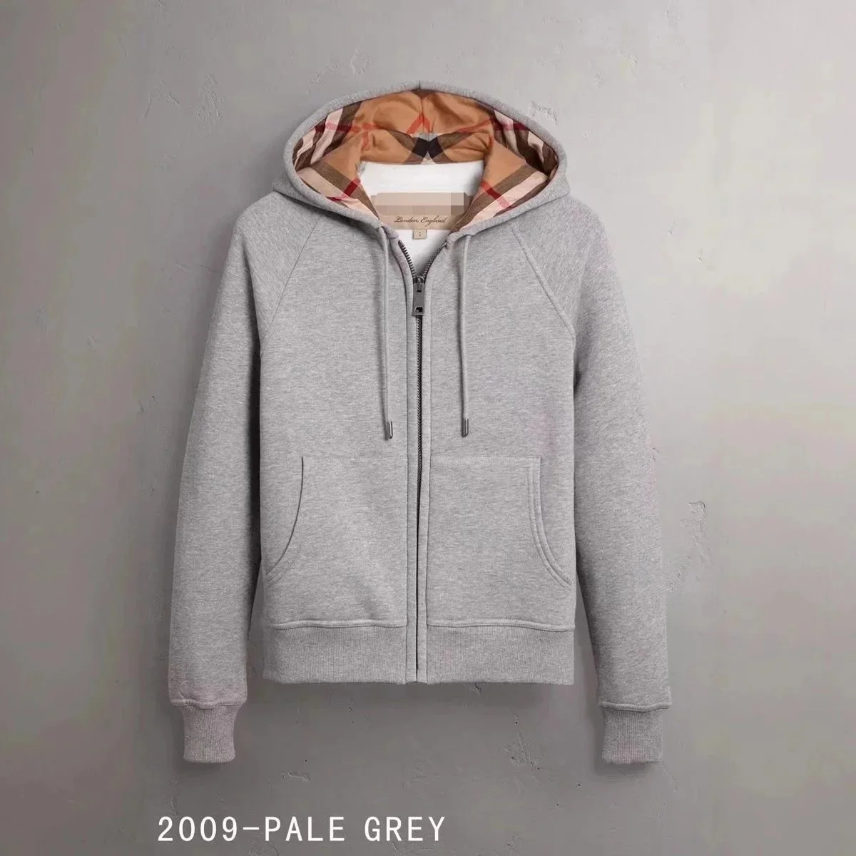 Burberry 2009-Pale Grey Hoodie