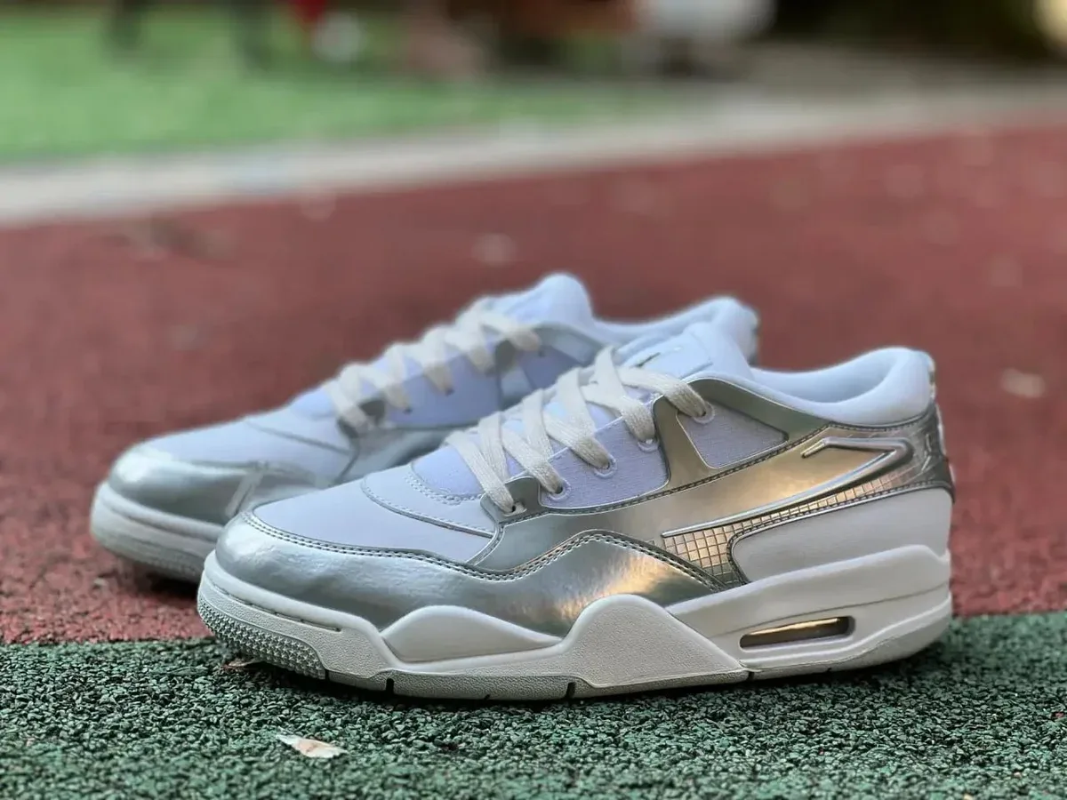 Nike Air Force 1 Low '07 Silver Metallic Sneakers