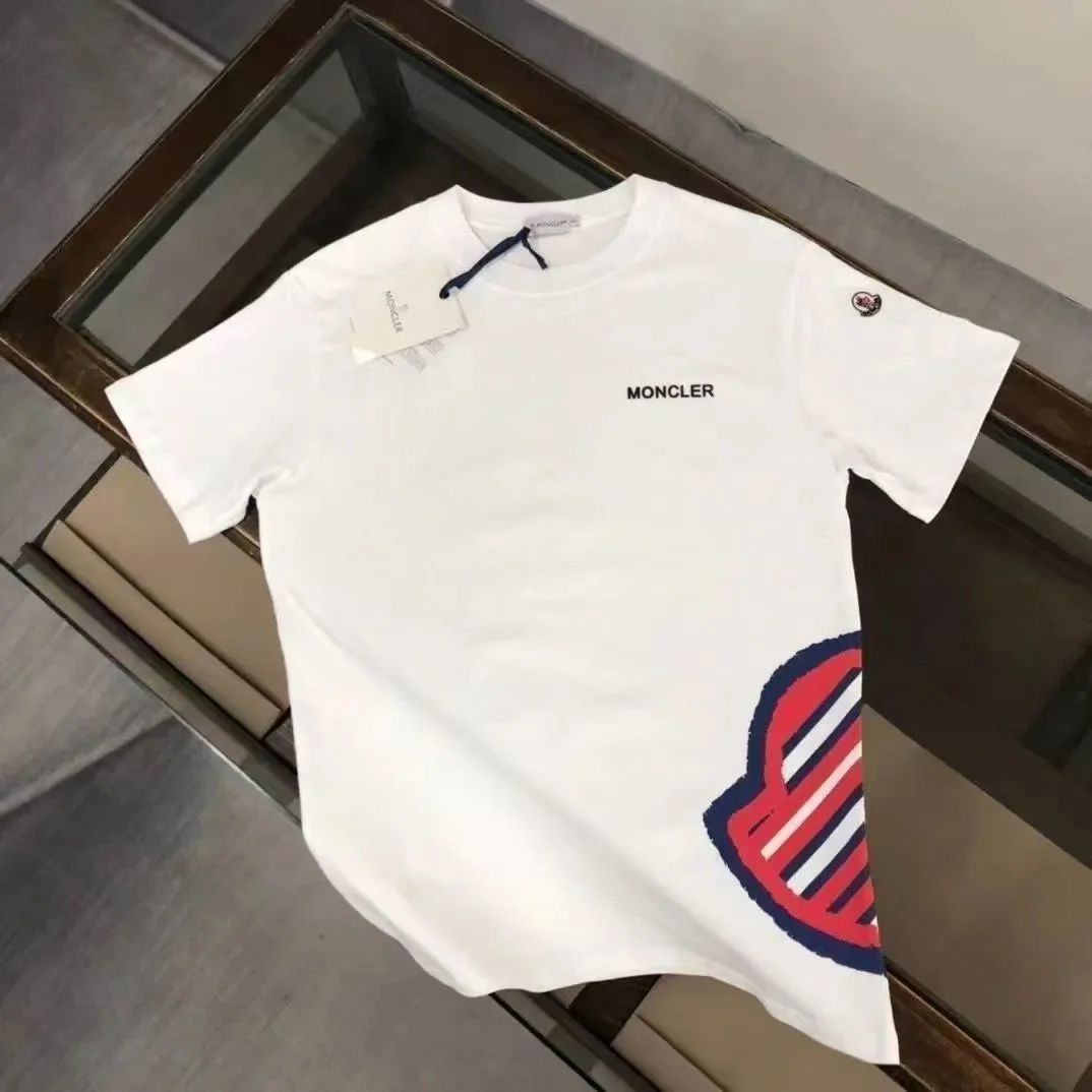 Moncler White Logo T-Shirt