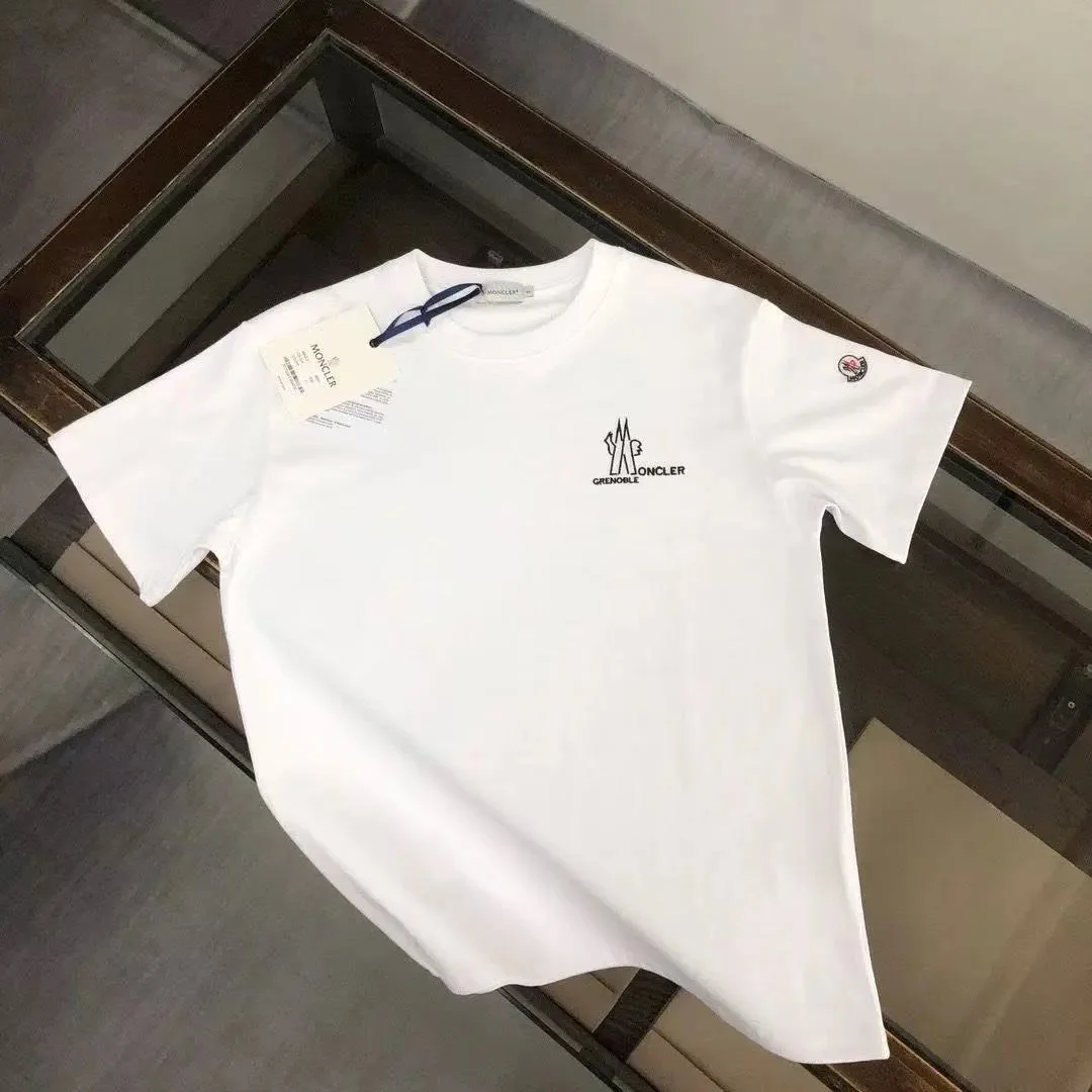 Moncler White Grenchon Logo T-Shirt