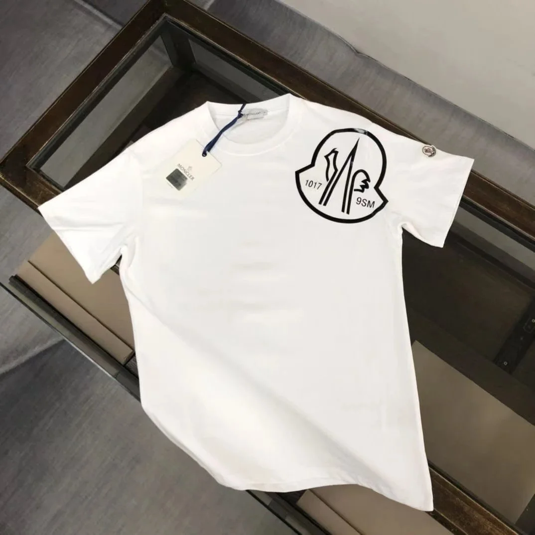 Moncler White Logo T-Shirt