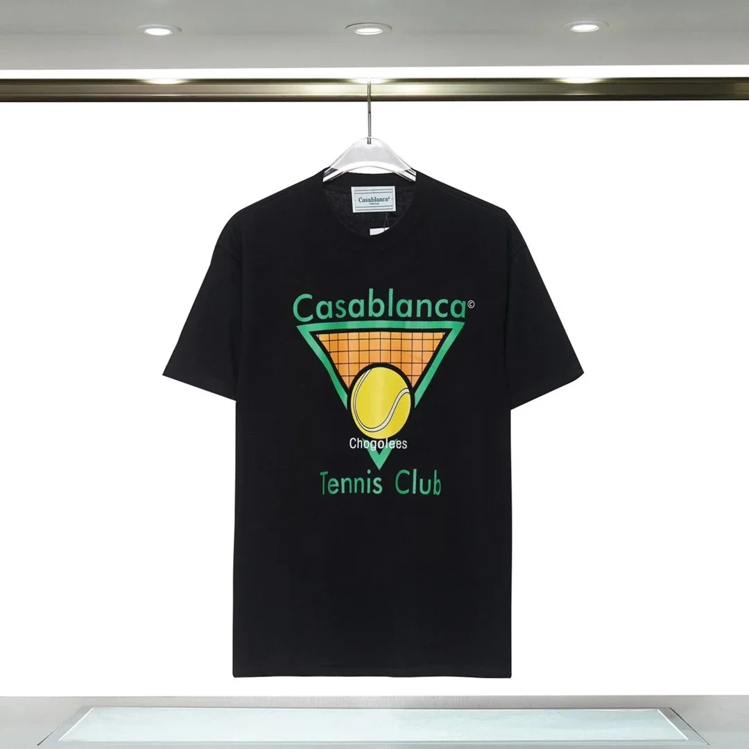 Casablanca Tennis Club Black T-Shirt