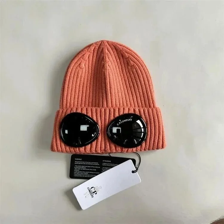 CP Company Goggle Beanie Orange Headwear