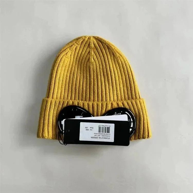 Stone Island 68-15 Yellow Beanie Hat