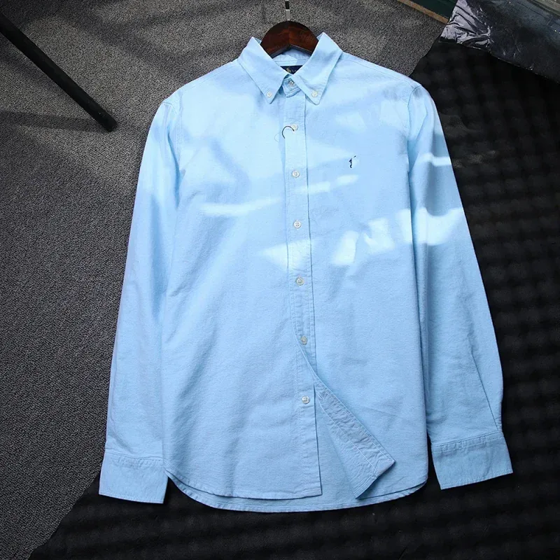 Polo Ralph Lauren Classic Logo Light Blue Button-Up Shirt