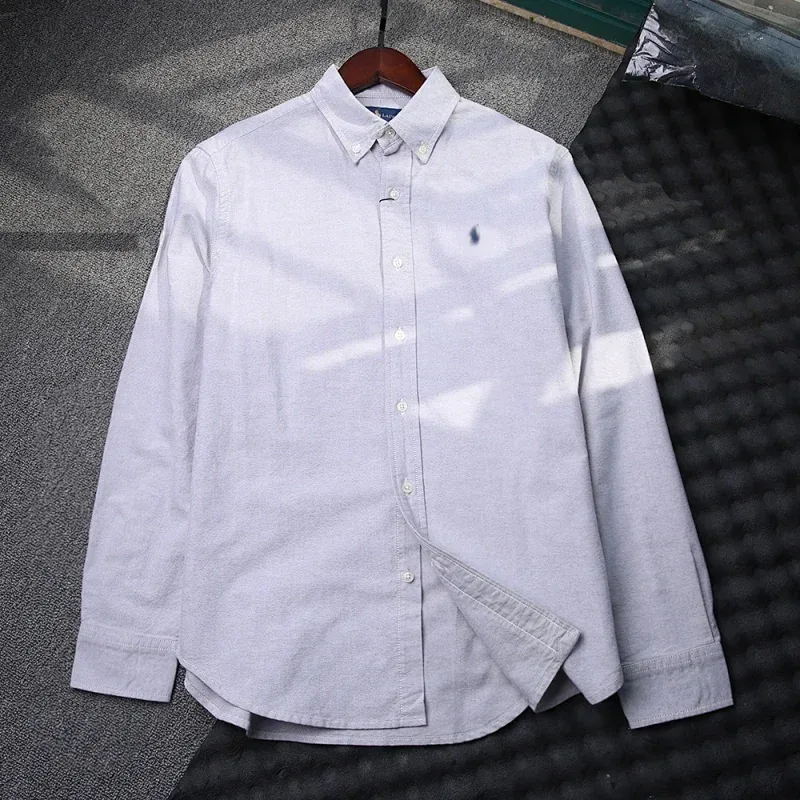 Polo Ralph Lauren Classic Logo Light Blue Button-Up Shirt