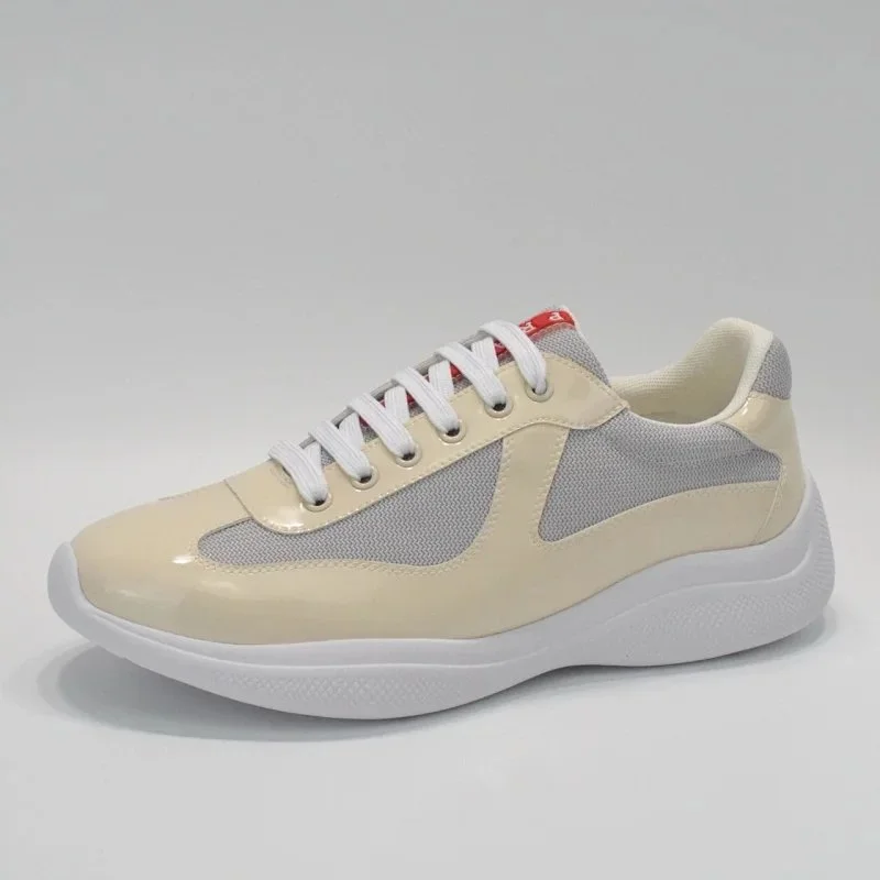 Prada Runners Cream/Grey Sneakers