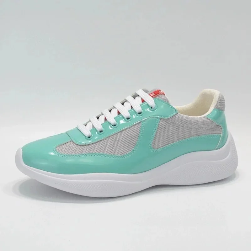Prada Runners Mint Green/White Sneakers
