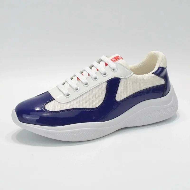 Prada Runners Blue & White Sneakers