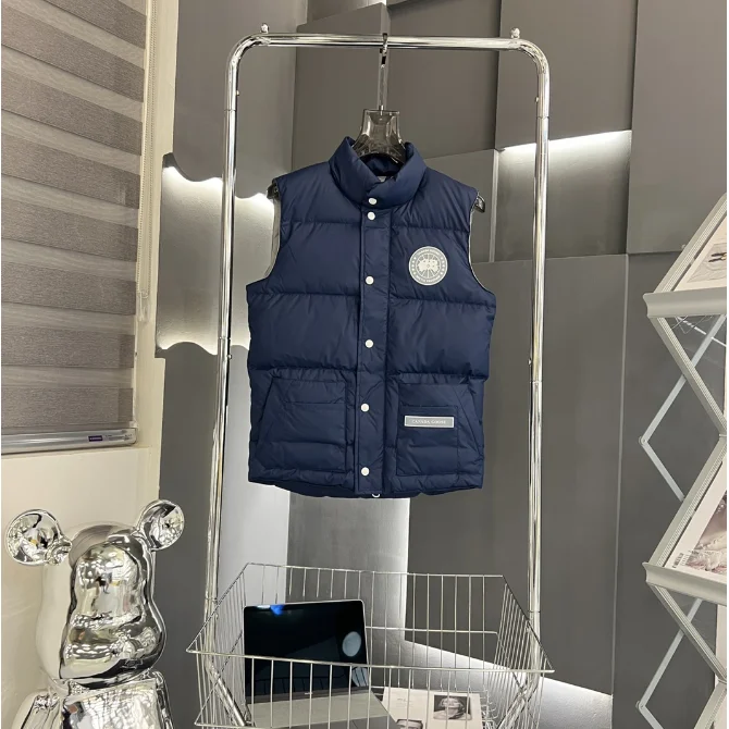Navy Blue Puffer Vest