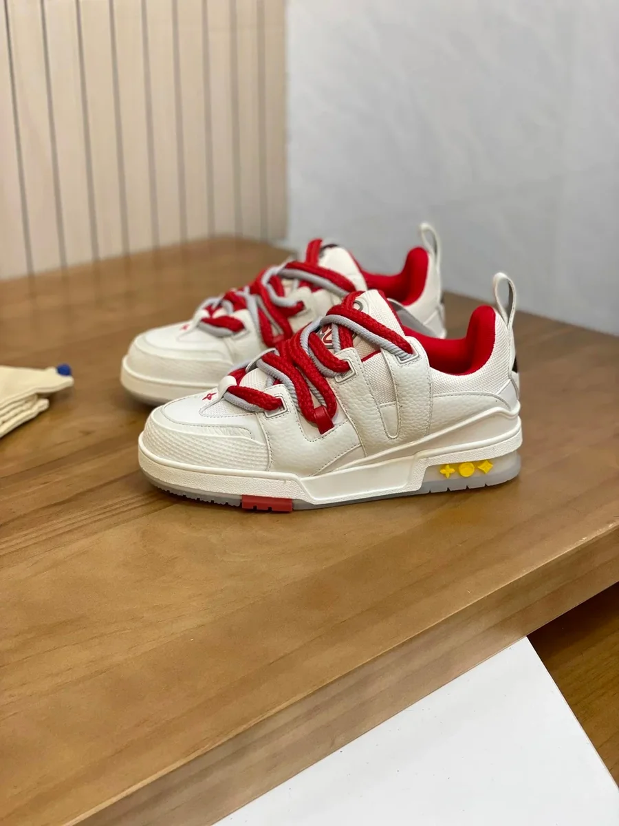 Louis Vuitton LV Trainer White/Red Sneakers