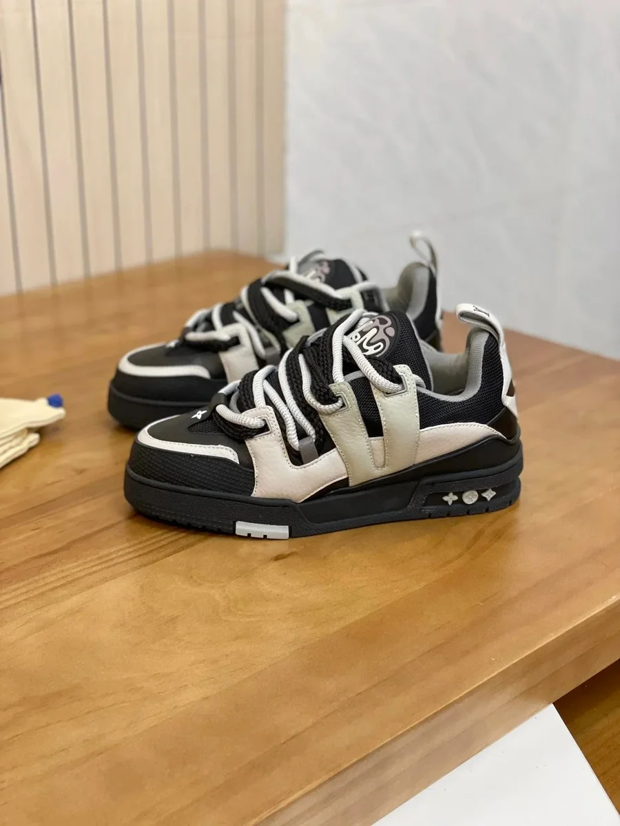Louis Vuitton LV Trainer Black & White Sneakers