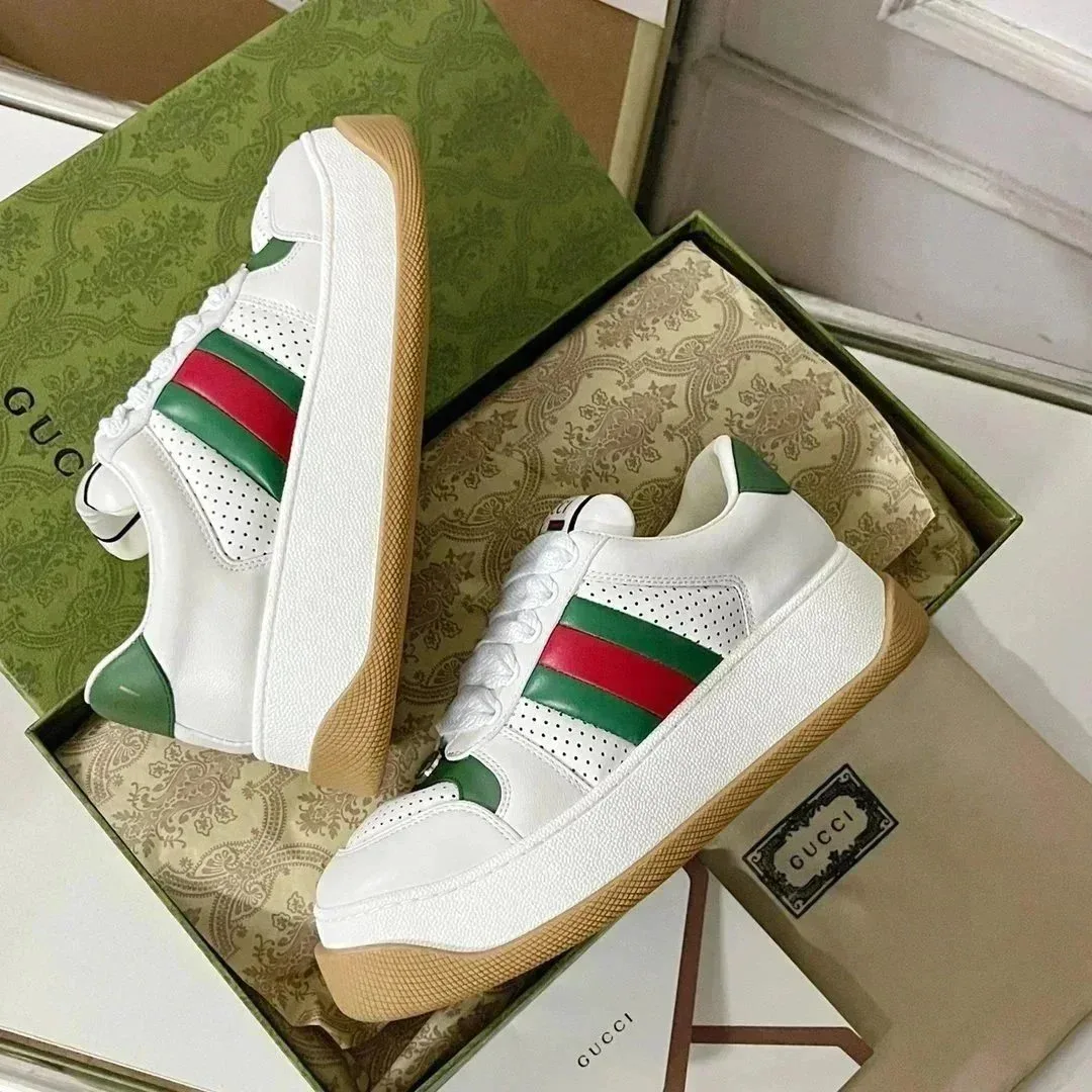 Gucci Iconic White/Green/Red Sneakers