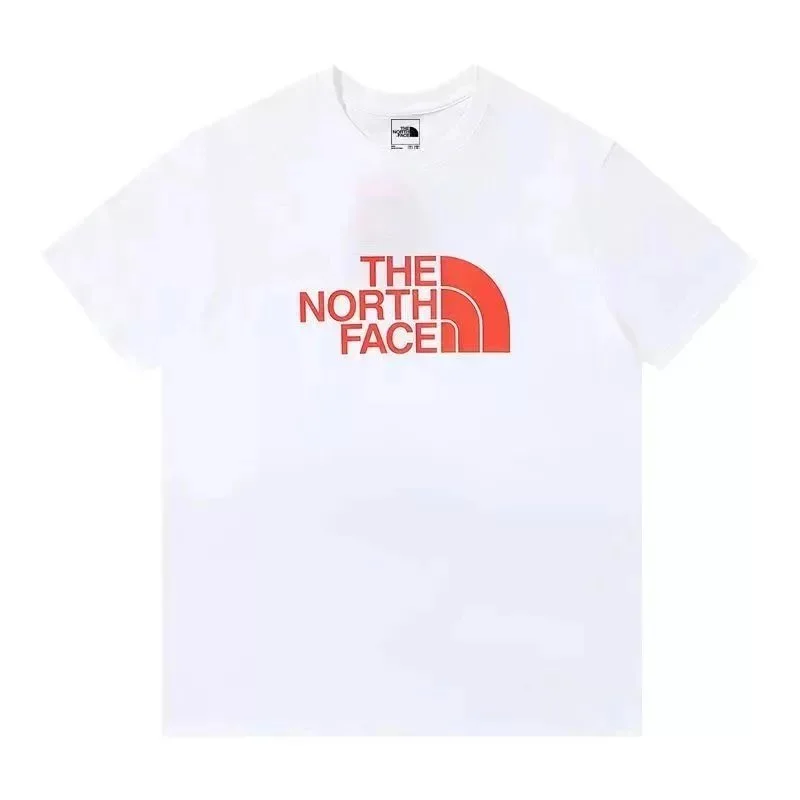 The North Face White Red Logo T-Shirt
