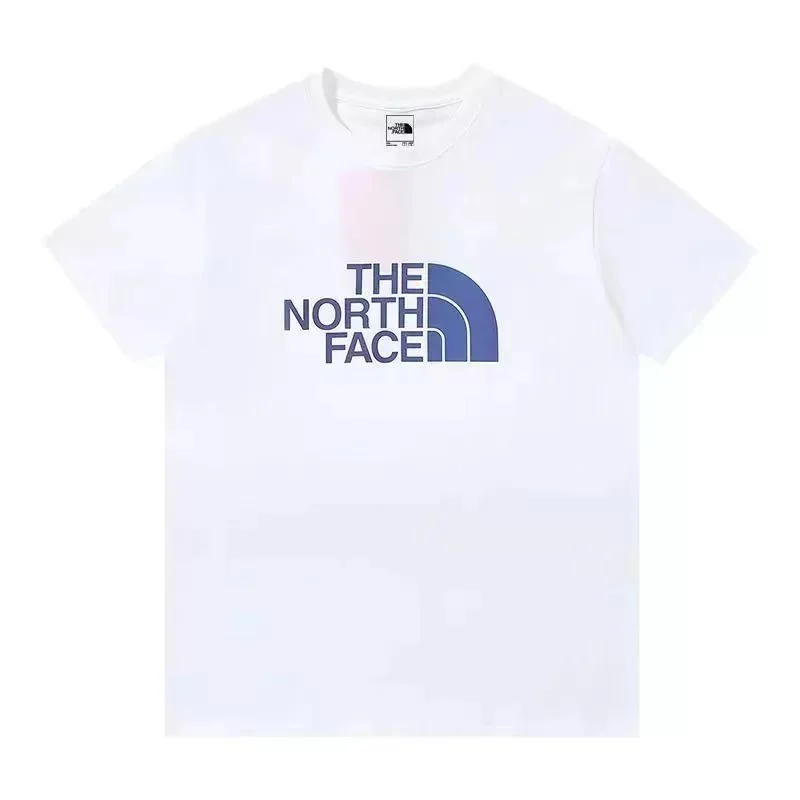 The North Face White Blue Logo T-Shirt