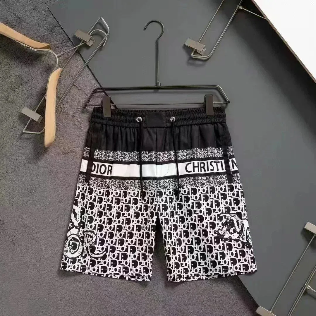 Dior Classic Logo Black & White Shorts