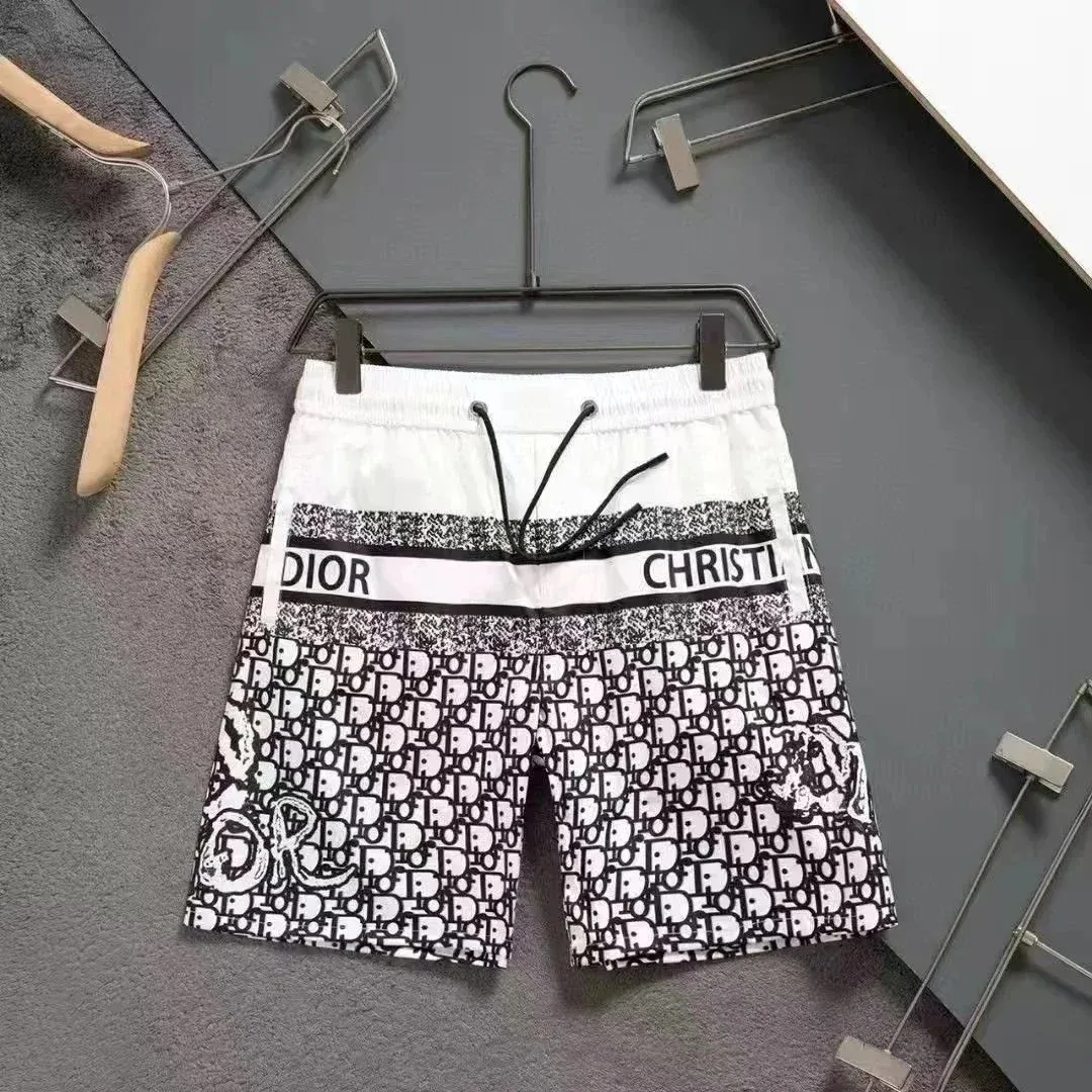 Dior Classic Flap Monogram Print Shorts White/Black