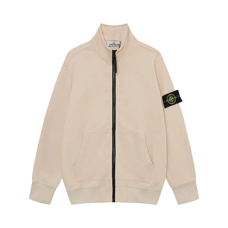 Stone Island 68-15 Beige Zip-Up Jacket