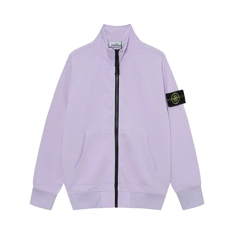 Stone Island 68-15 Lilac Zip-Up Jacket