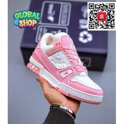 Louis Vuitton LV Trainer Pink Sneakers