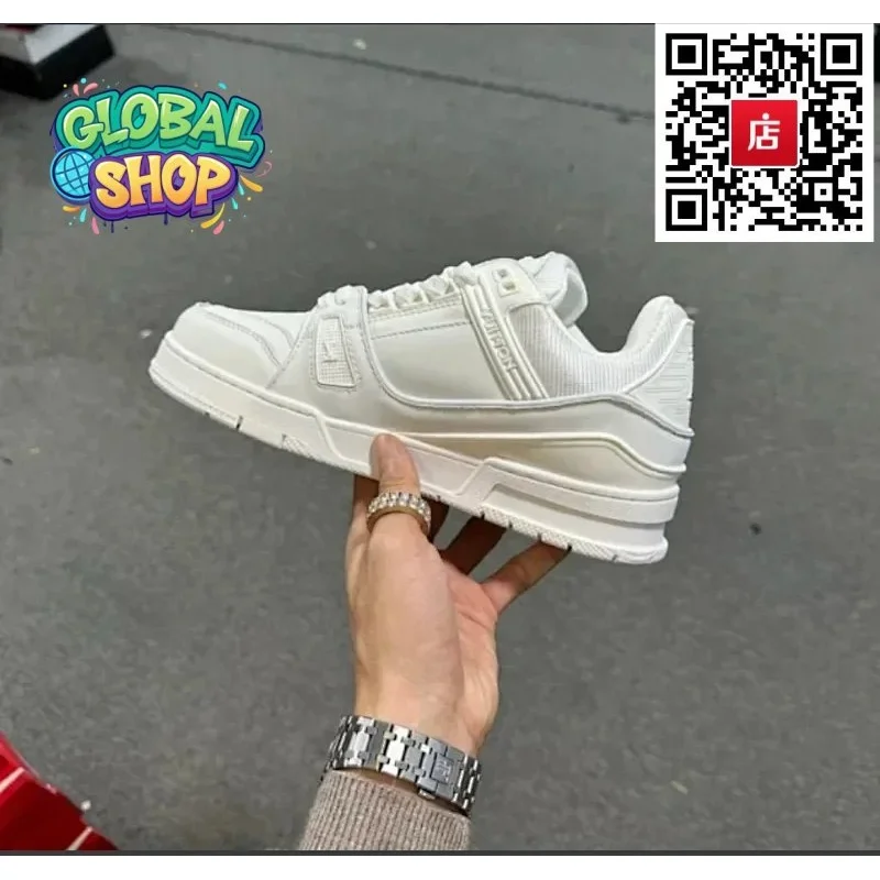 White Leather Sneakers