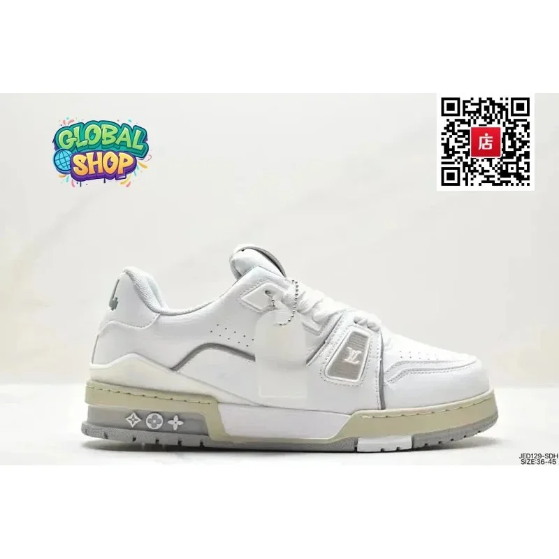 Louis Vuitton LV Trainer White Sneakers